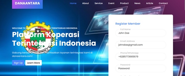 Danaantara Platform Koperasi Terintegrasi Indonesia Gunungjati Taekwondo Club Blitar